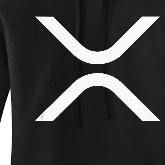 XRP Coin Ripple Cryptocurrency Wallet HODLer To The Moon Women's Pullover Hoodie