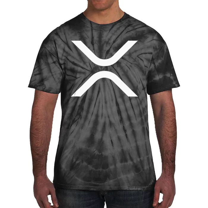 XRP Coin Ripple Cryptocurrency Wallet HODLer To The Moon Tie-Dye T-Shirt