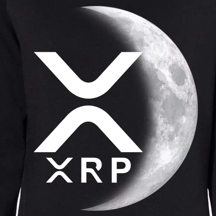 XRP Cryptocurrency To The Moon Womens California Wash Sweatshirt