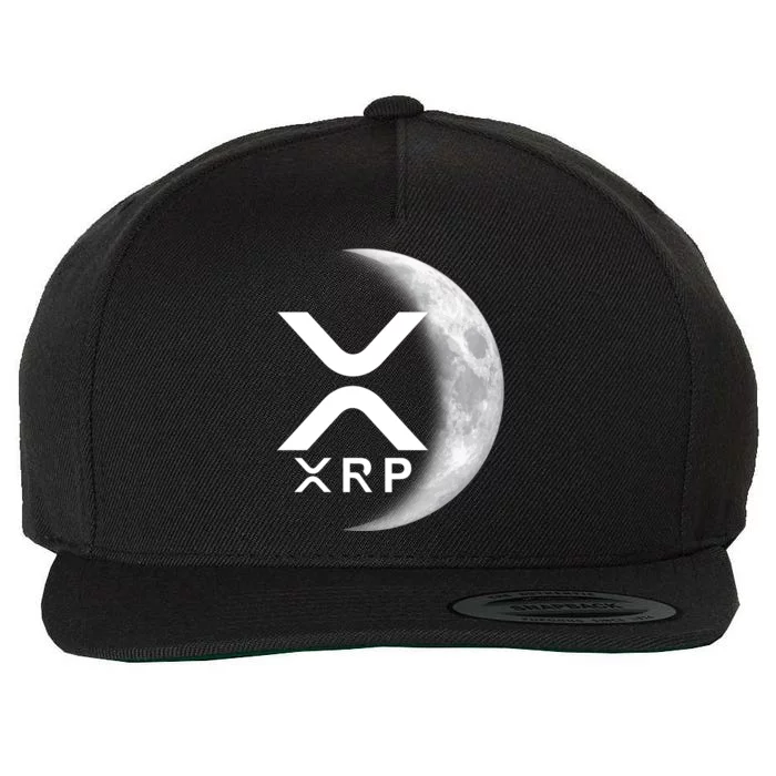 XRP Cryptocurrency To The Moon Wool Snapback Cap