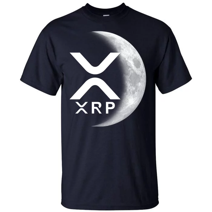 XRP Cryptocurrency To The Moon Tall T-Shirt