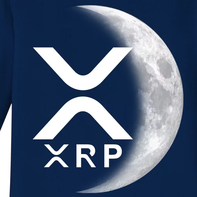 XRP Cryptocurrency To The Moon Baby Long Sleeve Bodysuit