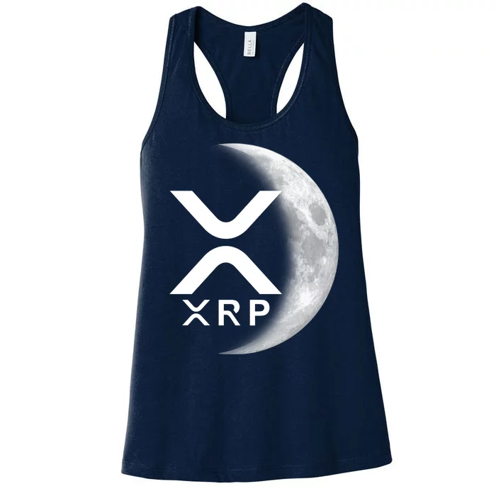 XRP Cryptocurrency To The Moon Women's Racerback Tank