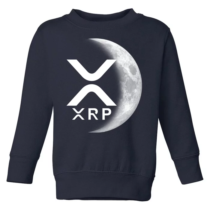 XRP Cryptocurrency To The Moon Toddler Sweatshirt