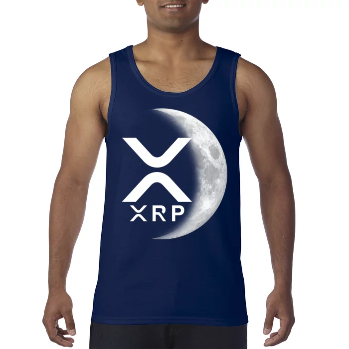 XRP Cryptocurrency To The Moon Tank Top