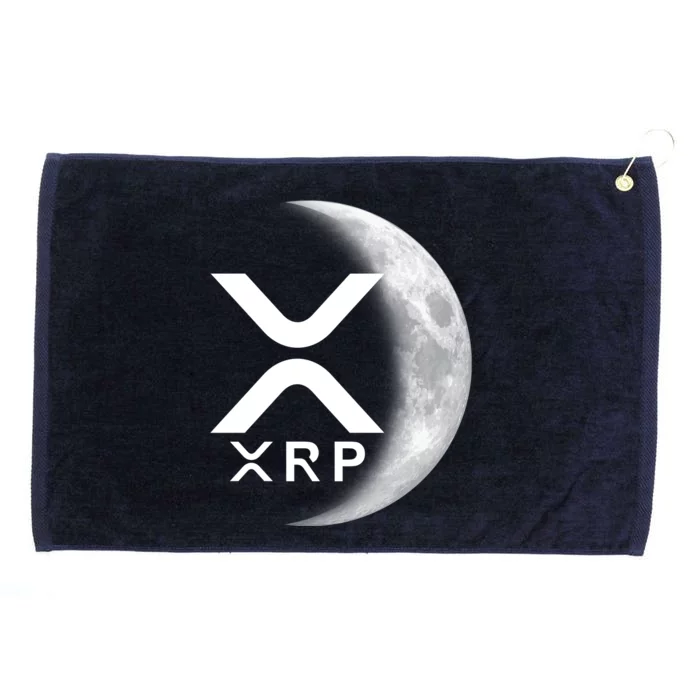 XRP Cryptocurrency To The Moon Grommeted Golf Towel