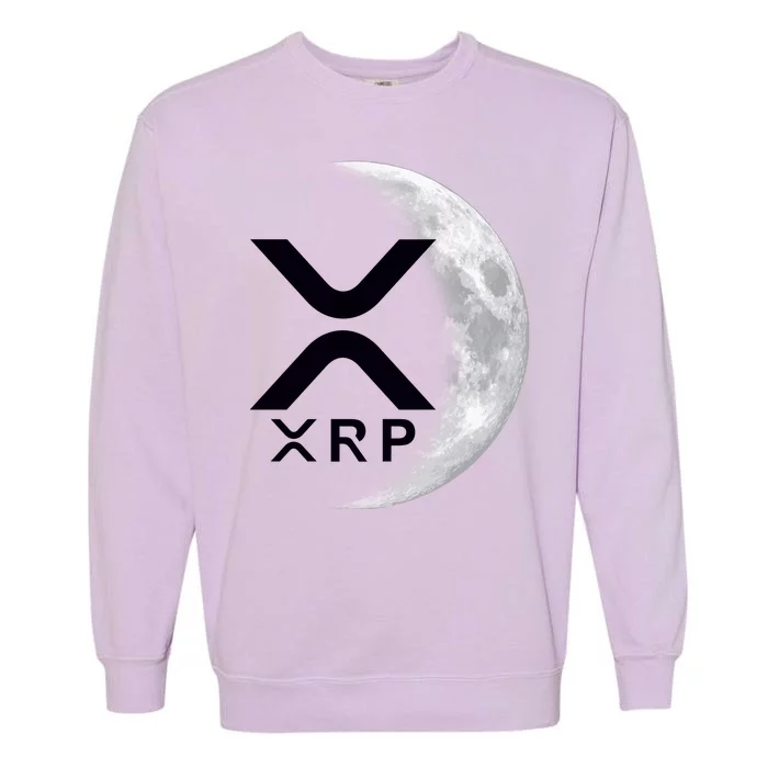 XRP Cryptocurrency To The Moon Garment-Dyed Sweatshirt