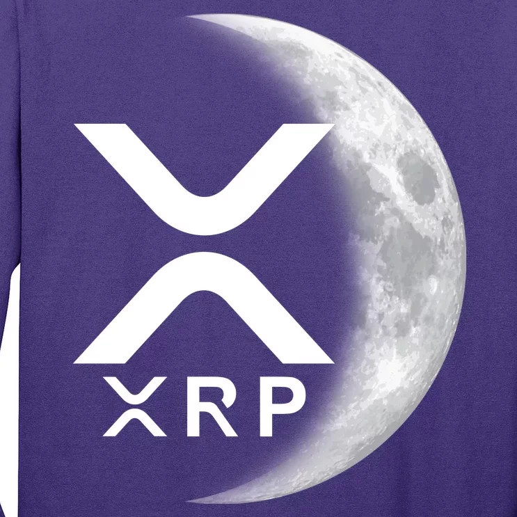 XRP Cryptocurrency To The Moon Long Sleeve Shirt