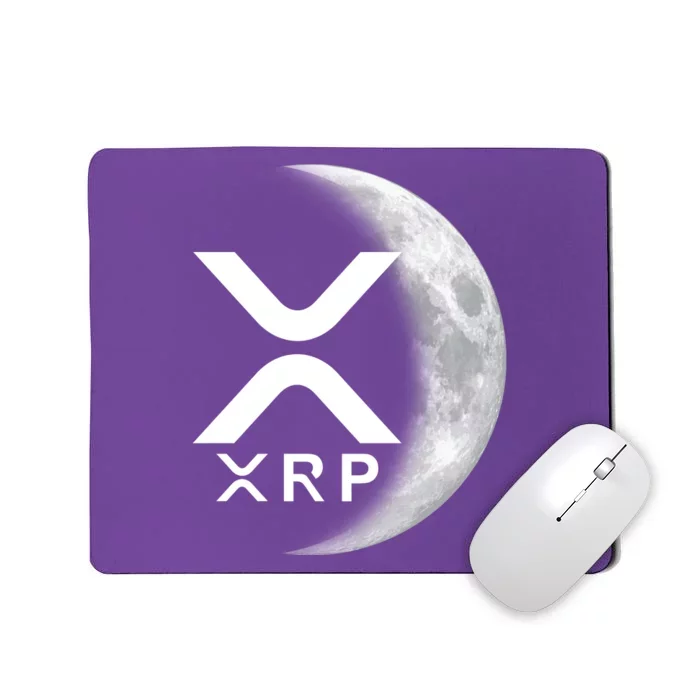 XRP Cryptocurrency To The Moon Mousepad