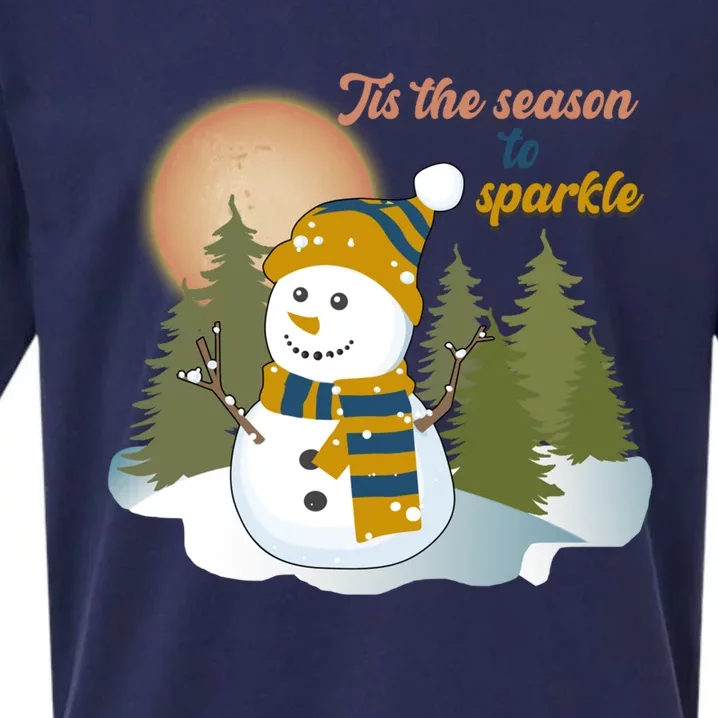 Xmas Christmas Tis The Season To Gift Sueded Cloud Jersey T-Shirt