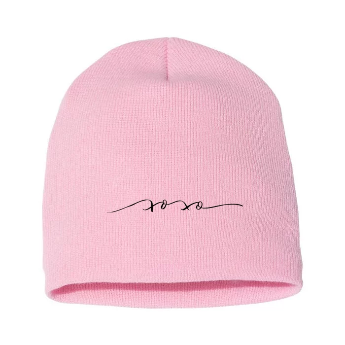 Xoxo Cute Valentines Day Gift Short Acrylic Beanie