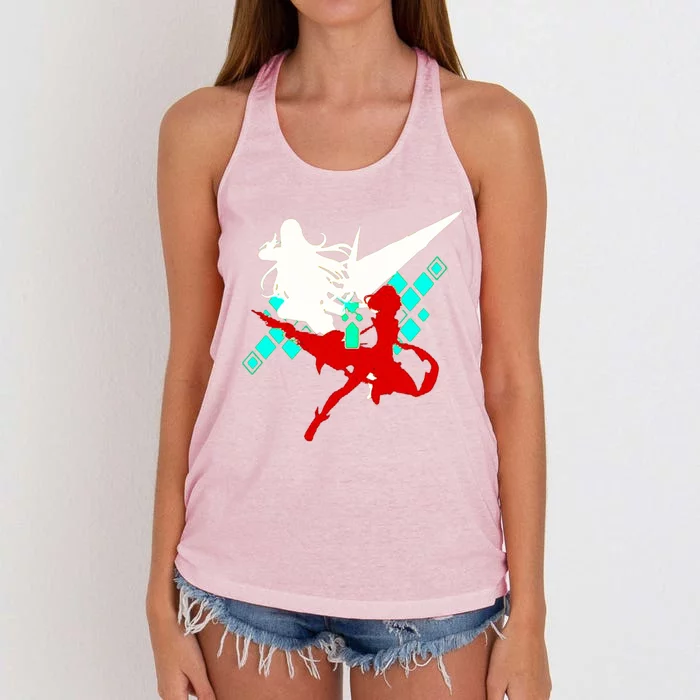 Xenoblade Chronicles Women's Knotted Racerback Tank