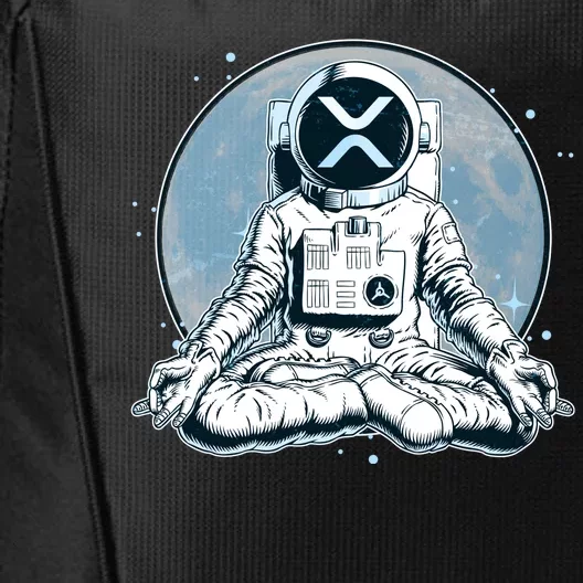 XRP Cryptocurrency Yoga Astronaut Moon City Backpack