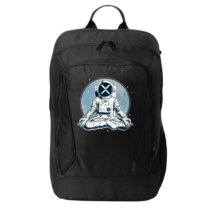 XRP Cryptocurrency Yoga Astronaut Moon City Backpack