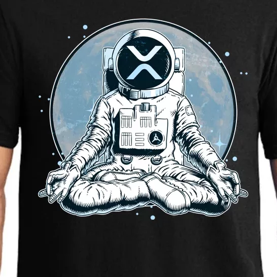 XRP Cryptocurrency Yoga Astronaut Moon Pajama Set