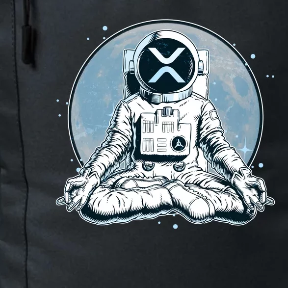 XRP Cryptocurrency Yoga Astronaut Moon Daily Commute Backpack