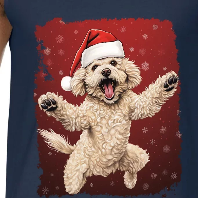 Xmas Dog Poodle Christmas Great Gift Comfort Colors® Tank Top