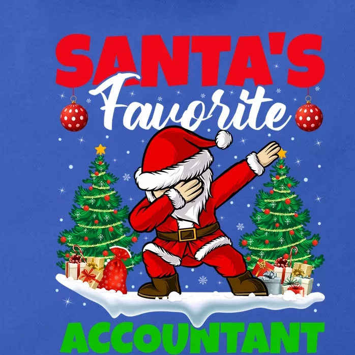 Xmas Dabbing Santas Favorite Accountant Christmas Gift Zip Tote Bag