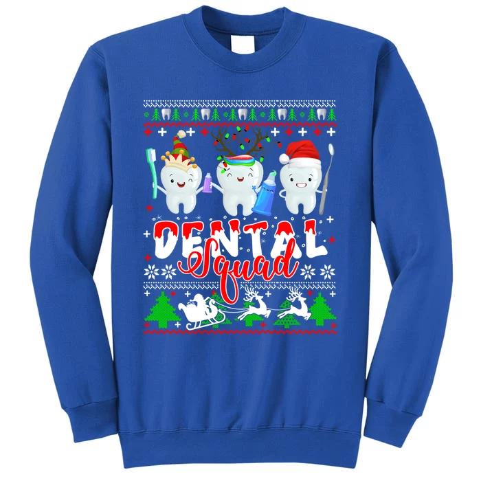 Xmas Dental Squad Teeth Hat Santa Elf Reindeer Ugly Gift Sweatshirt