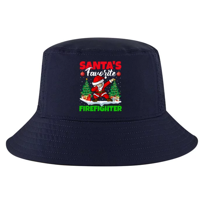 Xmas Dabbing Santas Favorite Firefighter Christmas Cool Gift Cool Comfort Performance Bucket Hat