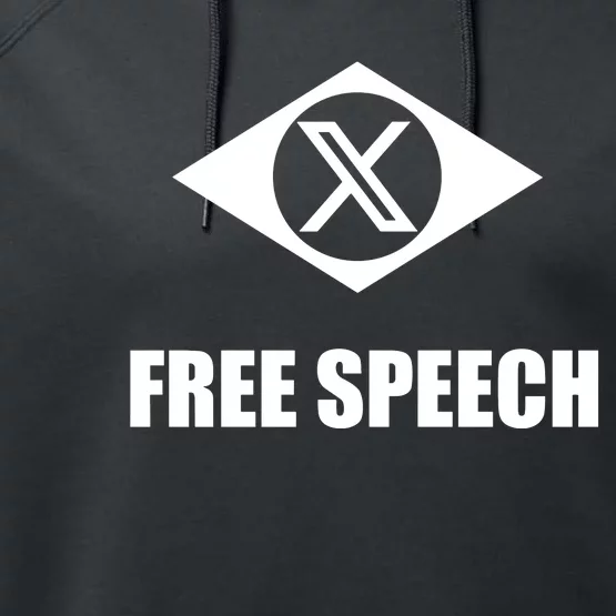 X Free Speech Performance Fleece Hoodie