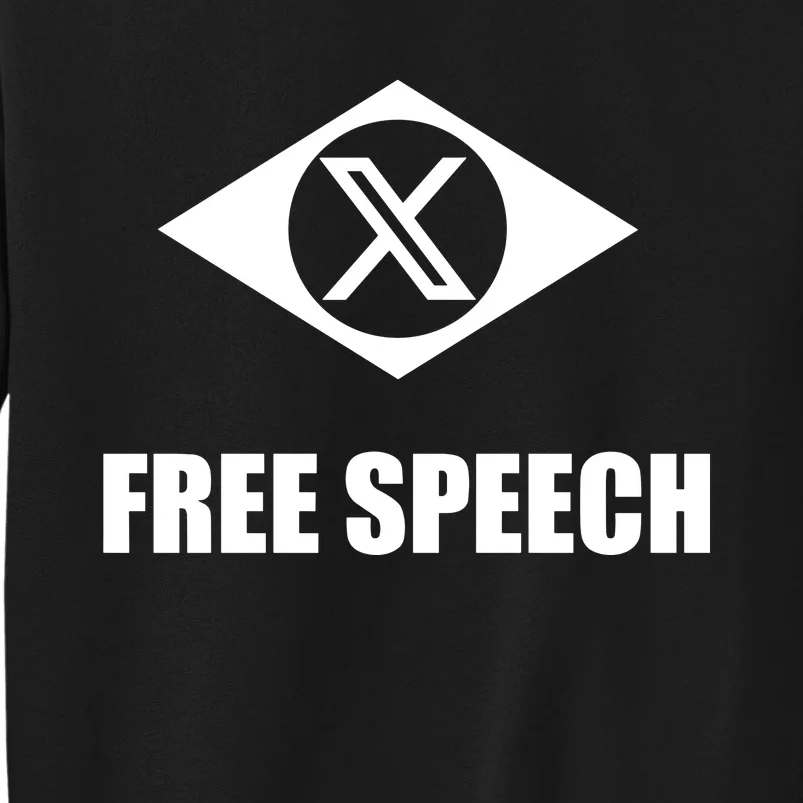 X Free Speech Sweatshirt