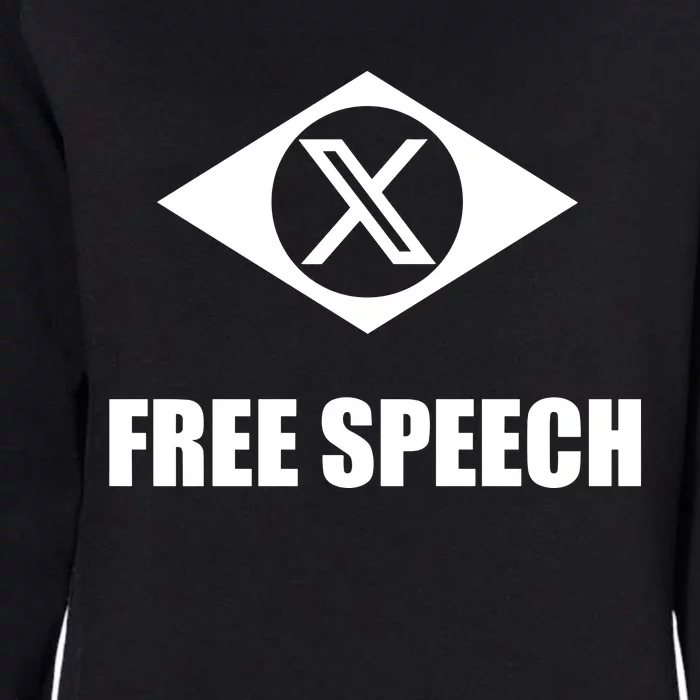 X Free Speech Womens California Wash Sweatshirt