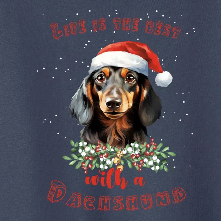 Xmas Gifts For Dachshund Lovers Toddler T-Shirt