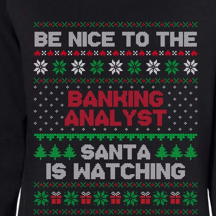 Xmas Gift For Banking Analyst Banking Analyst Ugly Sweater Gift Womens California Wash Sweatshirt