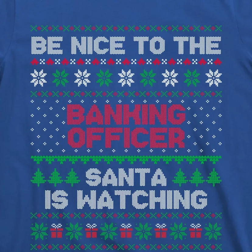 Xmas Gift For Banking Officer Banking Officer Ugly Sweater Gift T-Shirt