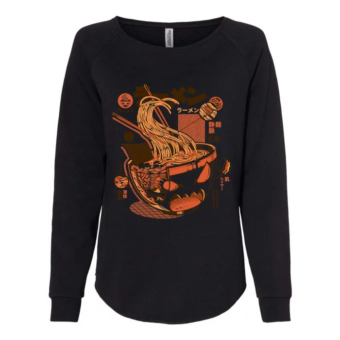 Xray Great Ramen! Womens California Wash Sweatshirt