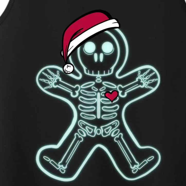 Xray Gingerbread Skeleton Christmas Nurse Xray Tech Great Gift Performance Tank