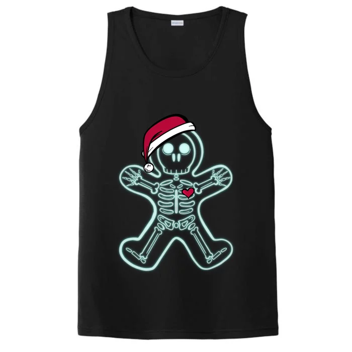 Xray Gingerbread Skeleton Christmas Nurse Xray Tech Great Gift Performance Tank