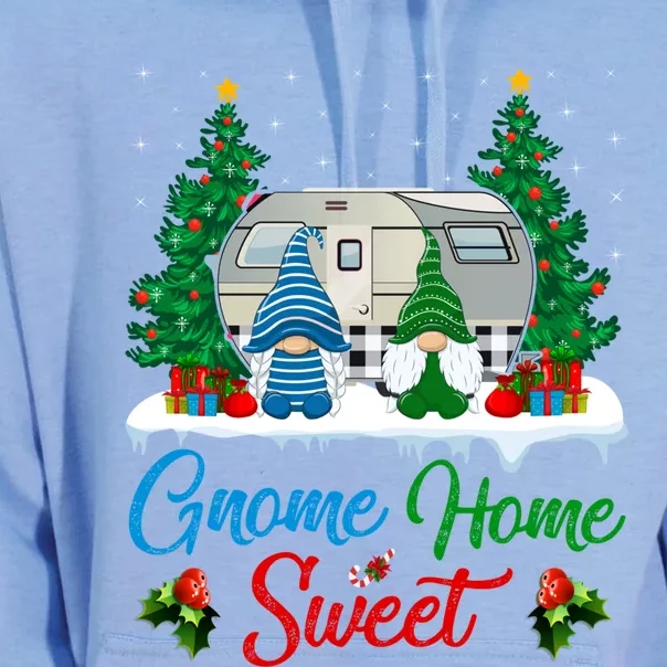 Xmas Gnome Sweet Home Funny Camper Camping Christmas Gift Unisex Surf Hoodie