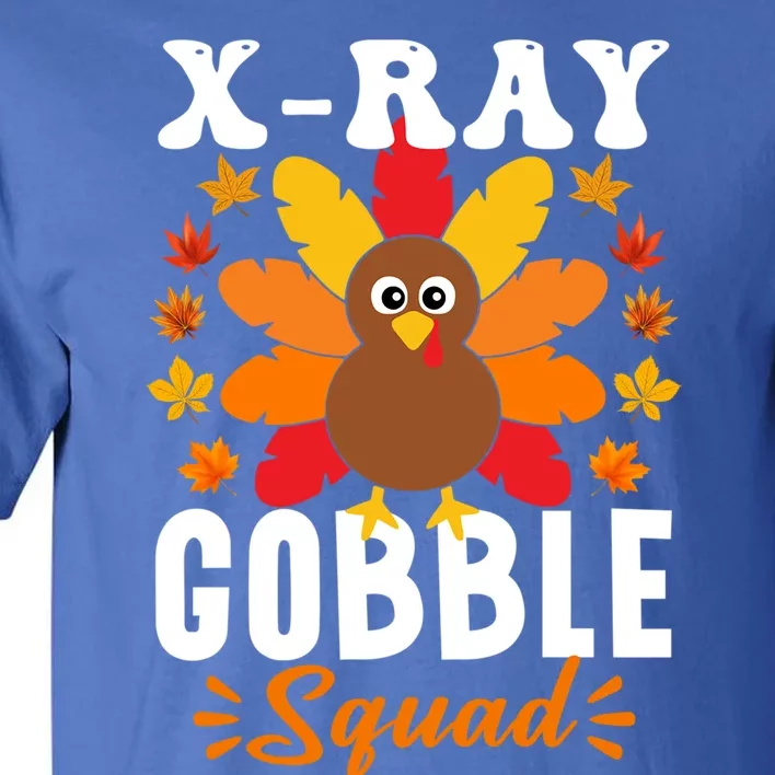 Xray Gobble Squad Gift Funny Turkey Thanksgiving Gift Tall T-Shirt