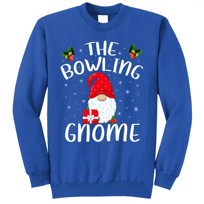 Xmas Holiday Family Matching The Bowling Gnome Christmas Gift Tall Sweatshirt