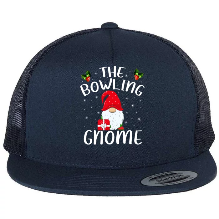 Xmas Holiday Family Matching The Bowling Gnome Christmas Gift Flat Bill Trucker Hat