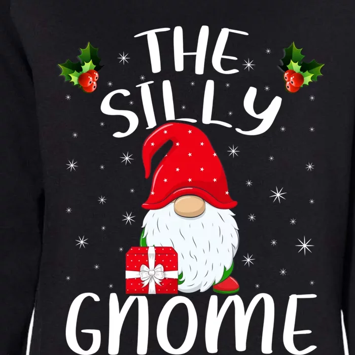 Xmas Holiday Family Matching The Silly Gnome Christmas Gift Womens California Wash Sweatshirt