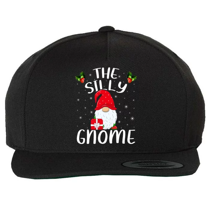 Xmas Holiday Family Matching The Silly Gnome Christmas Gift Wool Snapback Cap