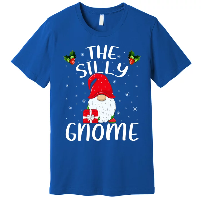 Xmas Holiday Family Matching The Silly Gnome Christmas Gift Premium T-Shirt