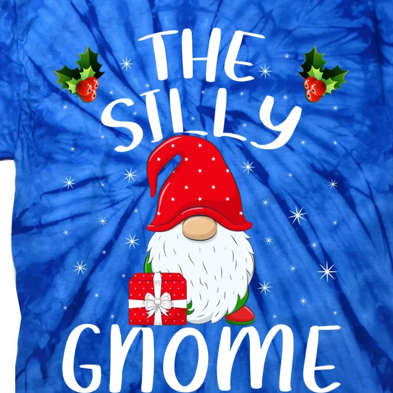 Xmas Holiday Family Matching The Silly Gnome Christmas Gift Tie-Dye T-Shirt