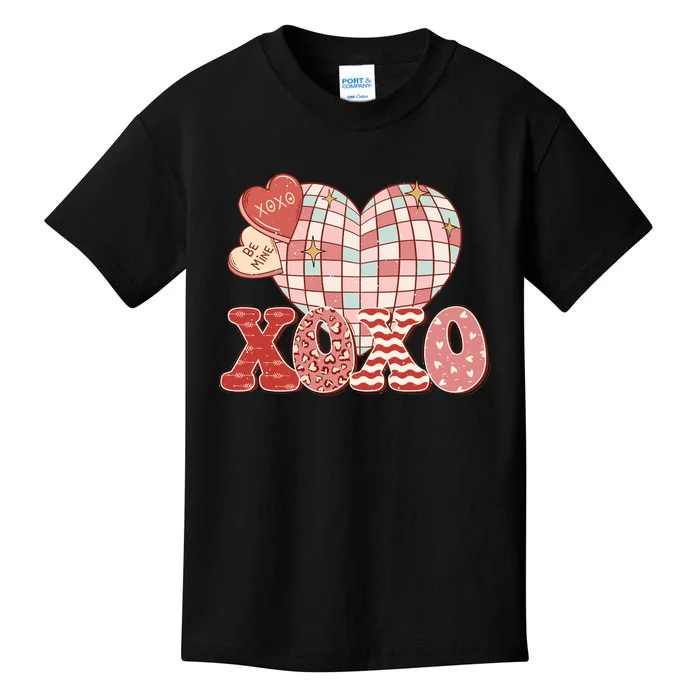 XOXO Heart Happy Valentine's Day Gift Kids T-Shirt