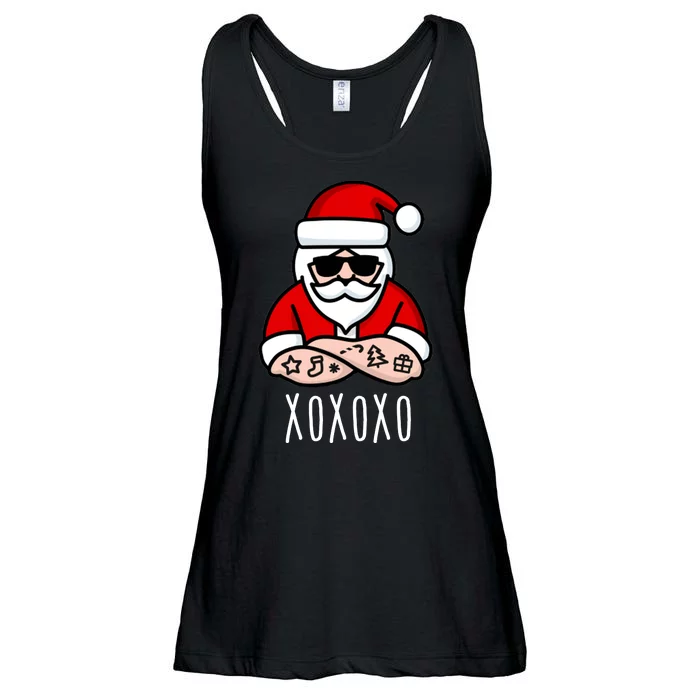 XOXOXO Ho Ho Ho Cool Santa Ladies Essential Flowy Tank