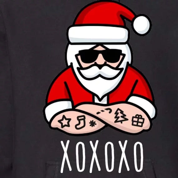 XOXOXO Ho Ho Ho Cool Santa Premium Hoodie