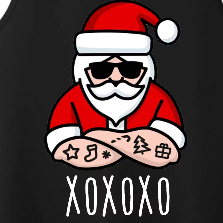 XOXOXO Ho Ho Ho Cool Santa Performance Tank