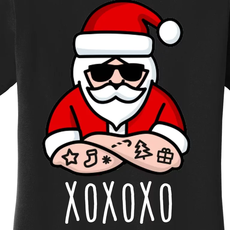 XOXOXO Ho Ho Ho Cool Santa Women's T-Shirt