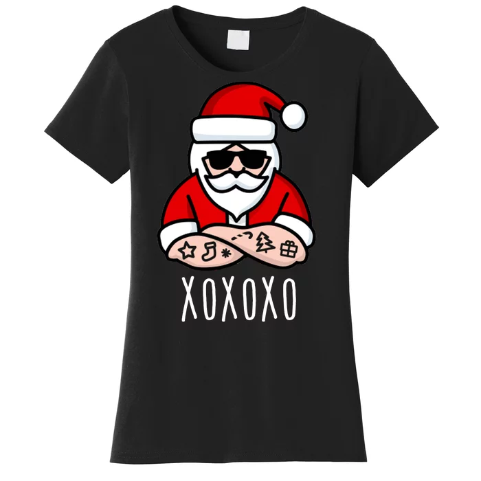 XOXOXO Ho Ho Ho Cool Santa Women's T-Shirt