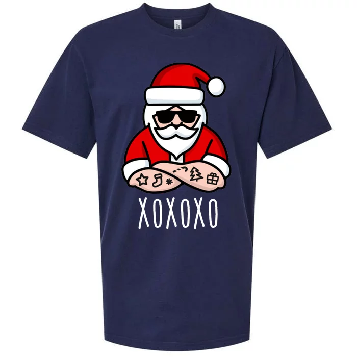 XOXOXO Ho Ho Ho Cool Santa Sueded Cloud Jersey T-Shirt