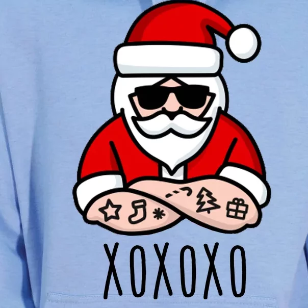 XOXOXO Ho Ho Ho Cool Santa Unisex Surf Hoodie