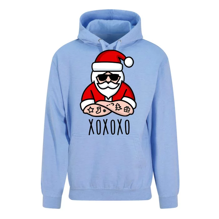 XOXOXO Ho Ho Ho Cool Santa Unisex Surf Hoodie